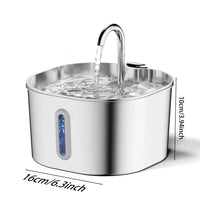 PawPeak™ PureFlow — Filtered Drinking Fountain for Cats