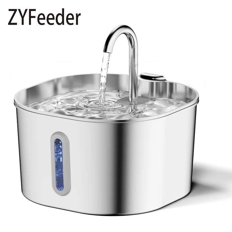 PawPeak™ PureFlow — Filtered Drinking Fountain for Cats